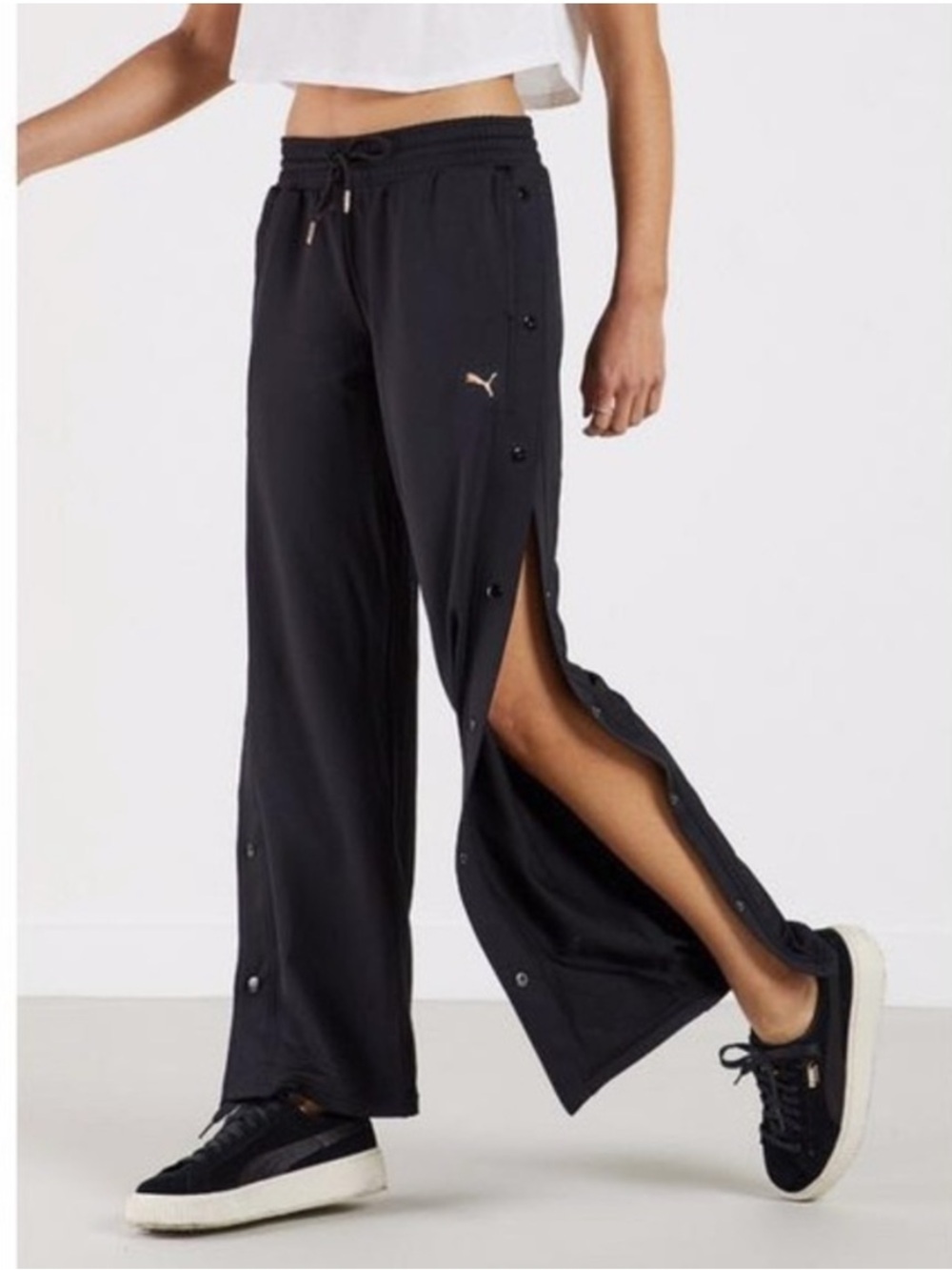 Puma Active Training Explosive Tear Away Track Pants in Black Small